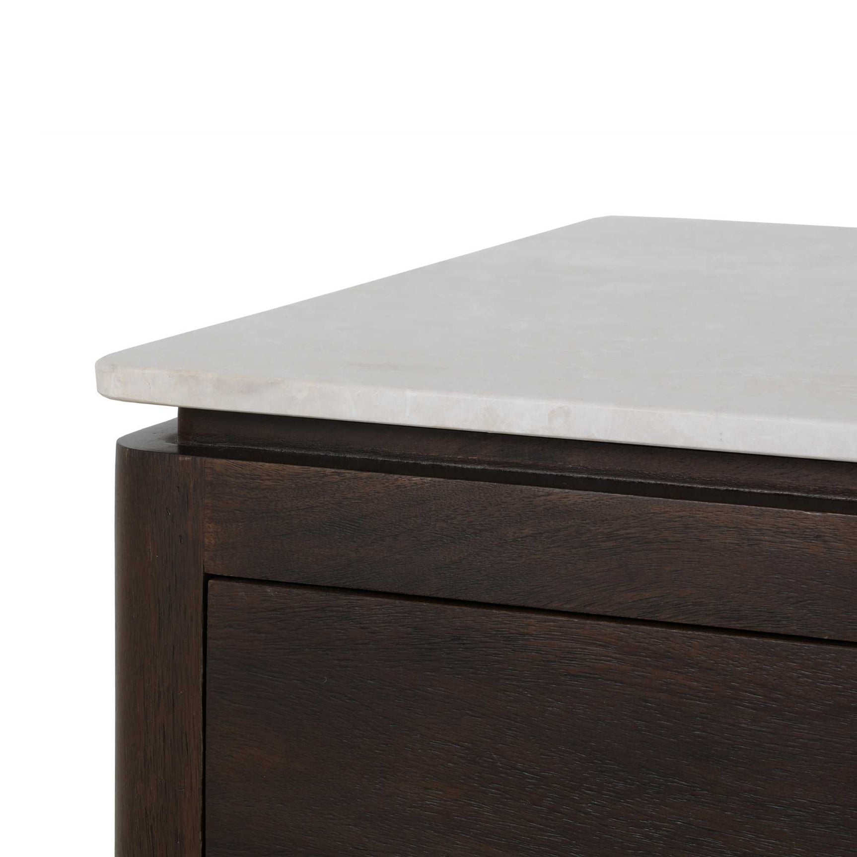 Vierkante salontafel Dallas bruin mangohout 80 cm