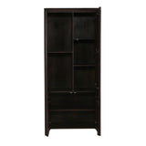 Vakkenkast Dallas links, bruin mangohout, 90 cm