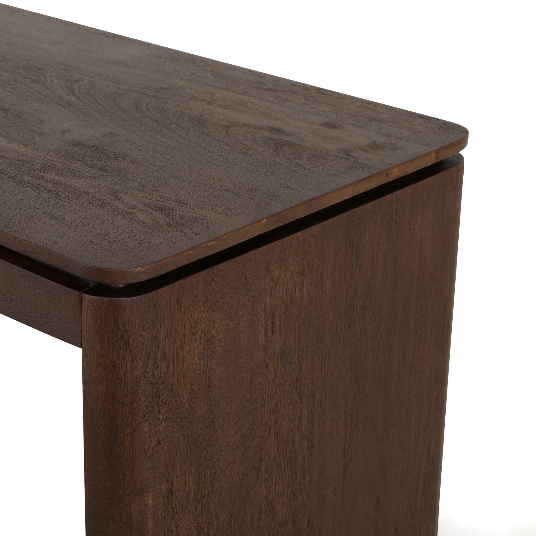 Bureau Dallas Bruin Mangohout 130 cm