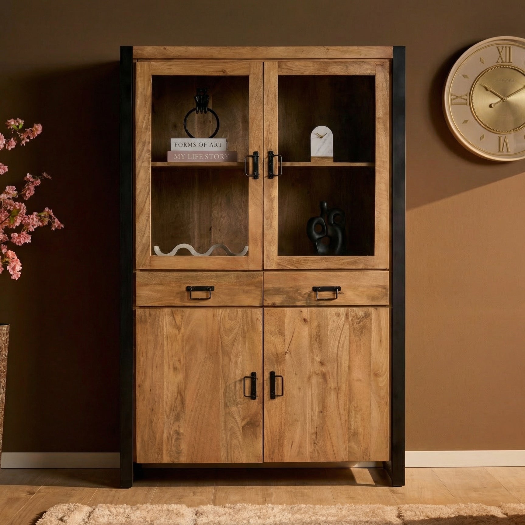 Vitrinekast Britt | 115 cm