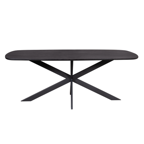 Eettafel Elegance Zwart | Deens ovaal | 240x110 cm