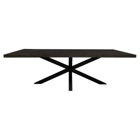 Eetkamertafel Denver Zwart | Rechthoek | 200 cm
