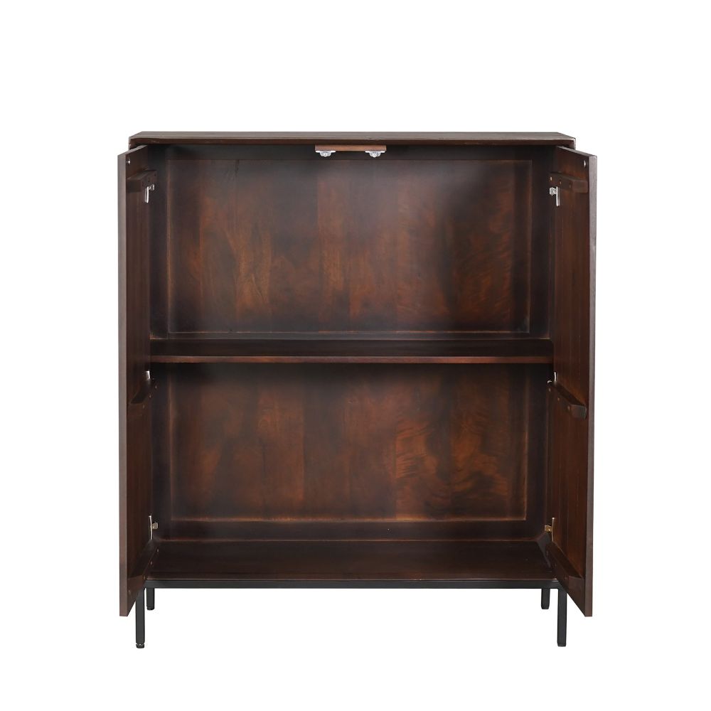 Kabinetkast Madison bruin mangohout 100 cm