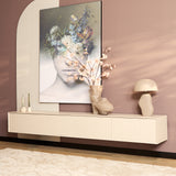 Zwevend tv-meubel Madison Zand | 200 cm