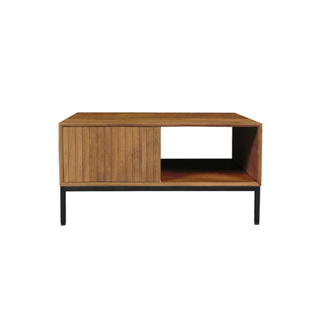 Salontafel Madison Naturel | 80 cm | Vierkant