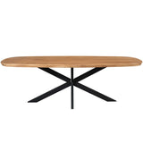 Eettafel Madison Naturel | 240 cm | Deens ovaal