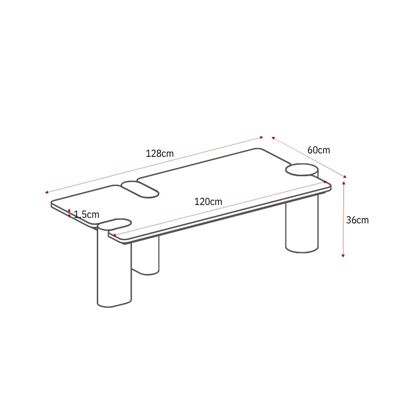 Starfurn - Salontafel Maeve | 128 cm