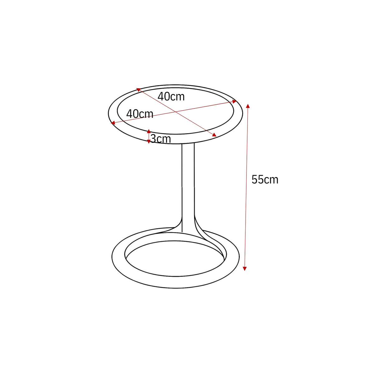 Starfurn - Salontafel Elias | 60 cm