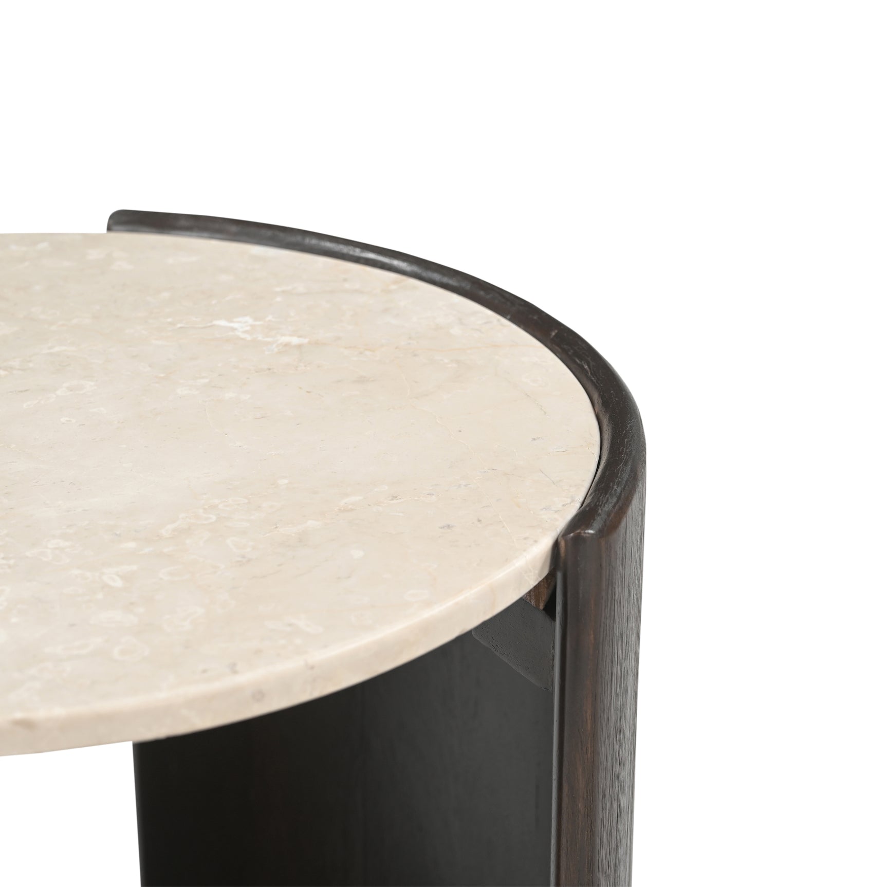 Bijzettafel Rune Botticino marmer 45 cm