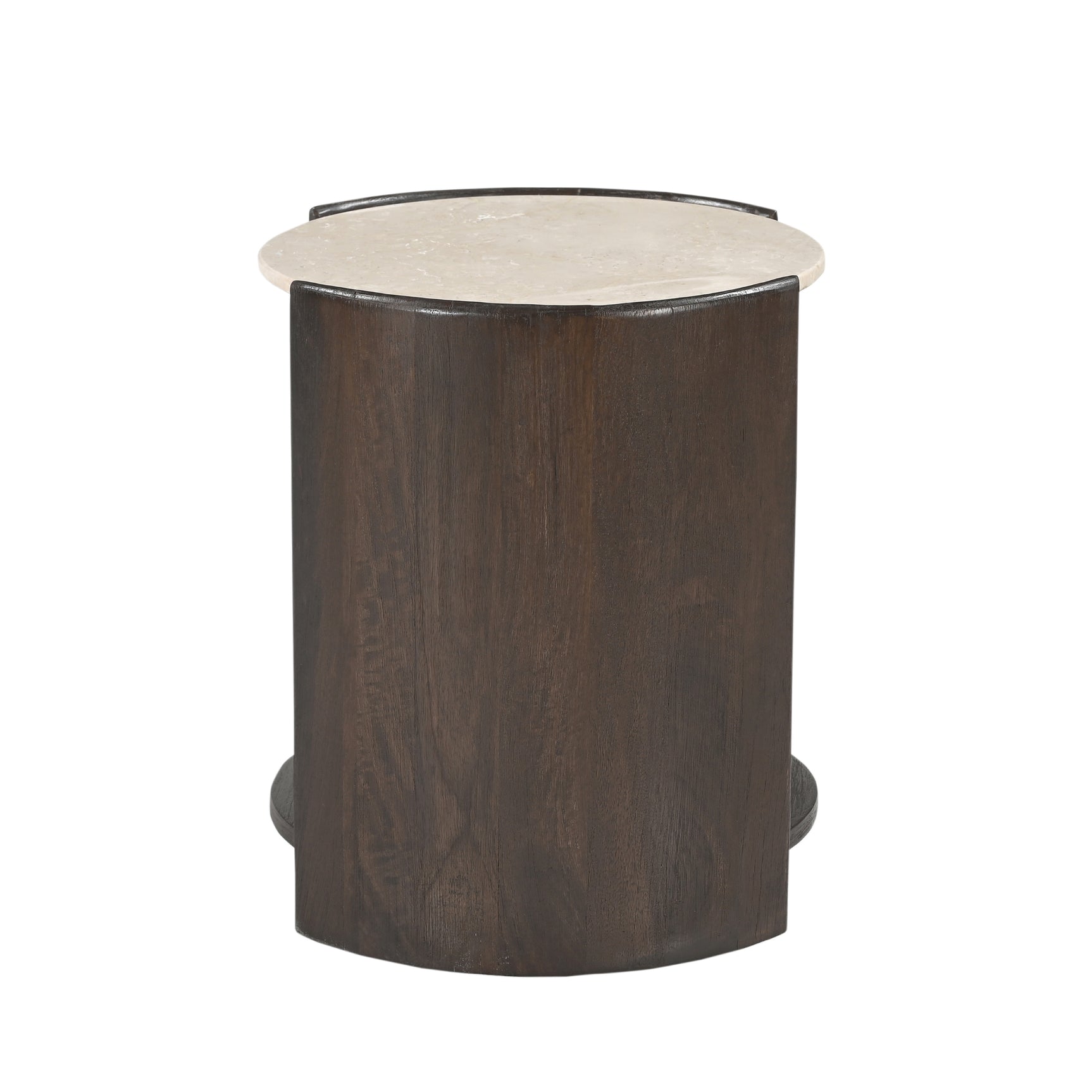 Bijzettafel Rune Botticino marmer 45 cm