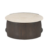 Salontafel Rune Botticino marmer 80 cm