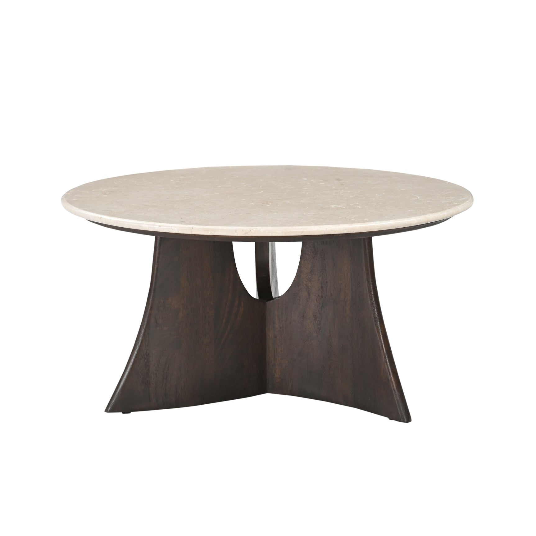 Salontafel Milo Botticino marmer 80 cm