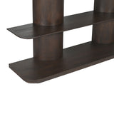 Boekenkast Finn van mangohout, bruin, 180 cm