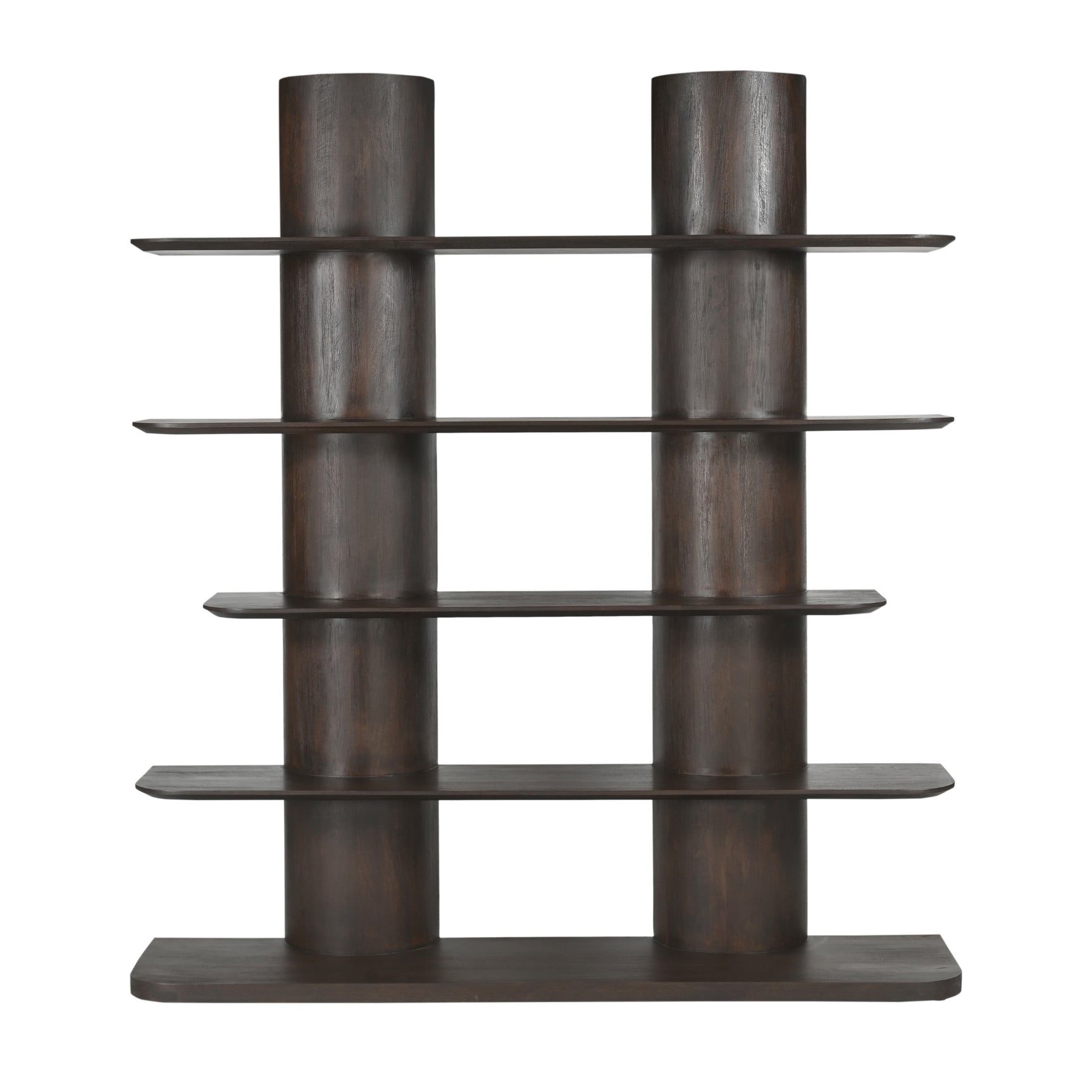 Boekenkast Finn van mangohout, bruin, 180 cm