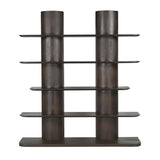 Boekenkast Finn van mangohout, bruin, 180 cm