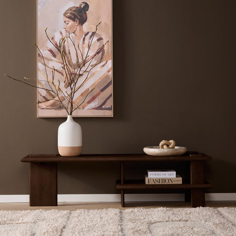 tv-meubel Lina mangohout bruin 160 cm
