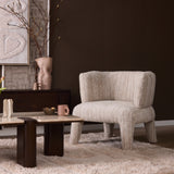 Fauteuil Eva pruim