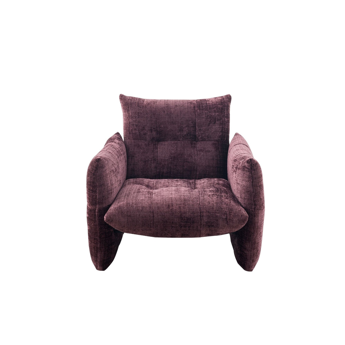 Fauteuil Lois aubergine
