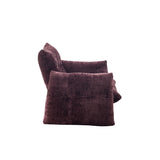 Fauteuil Lois aubergine