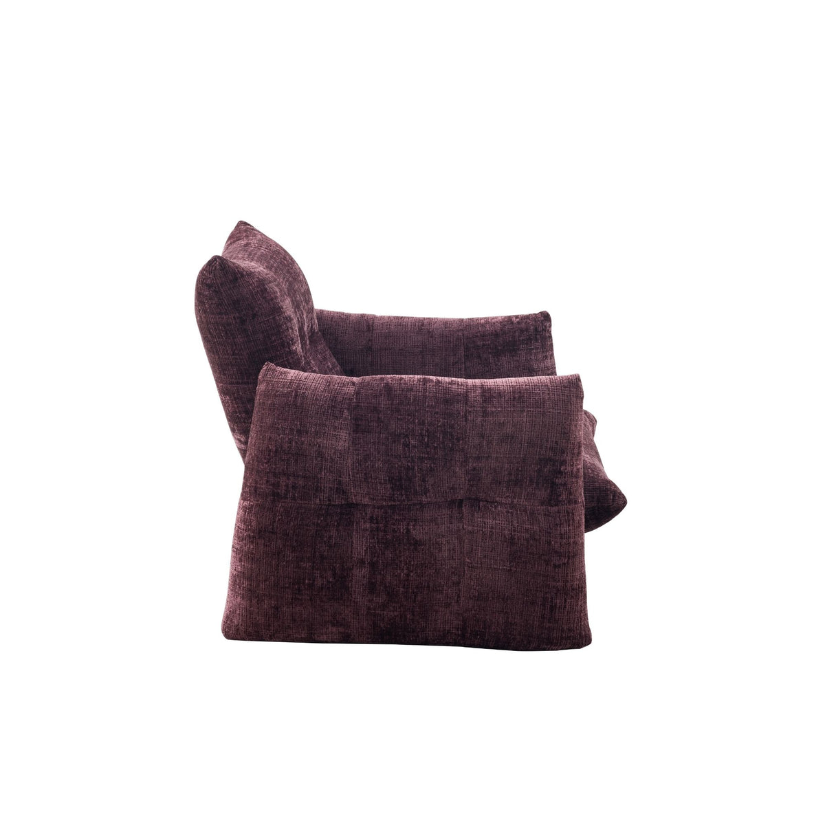 Fauteuil Lois aubergine