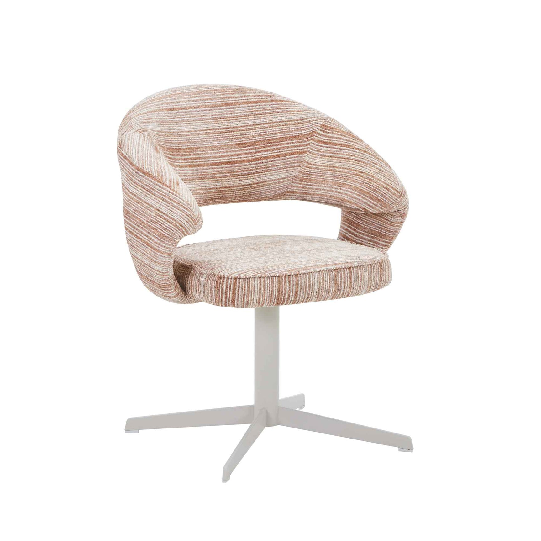 Draaibare eetkamerstoel Jade Taupe