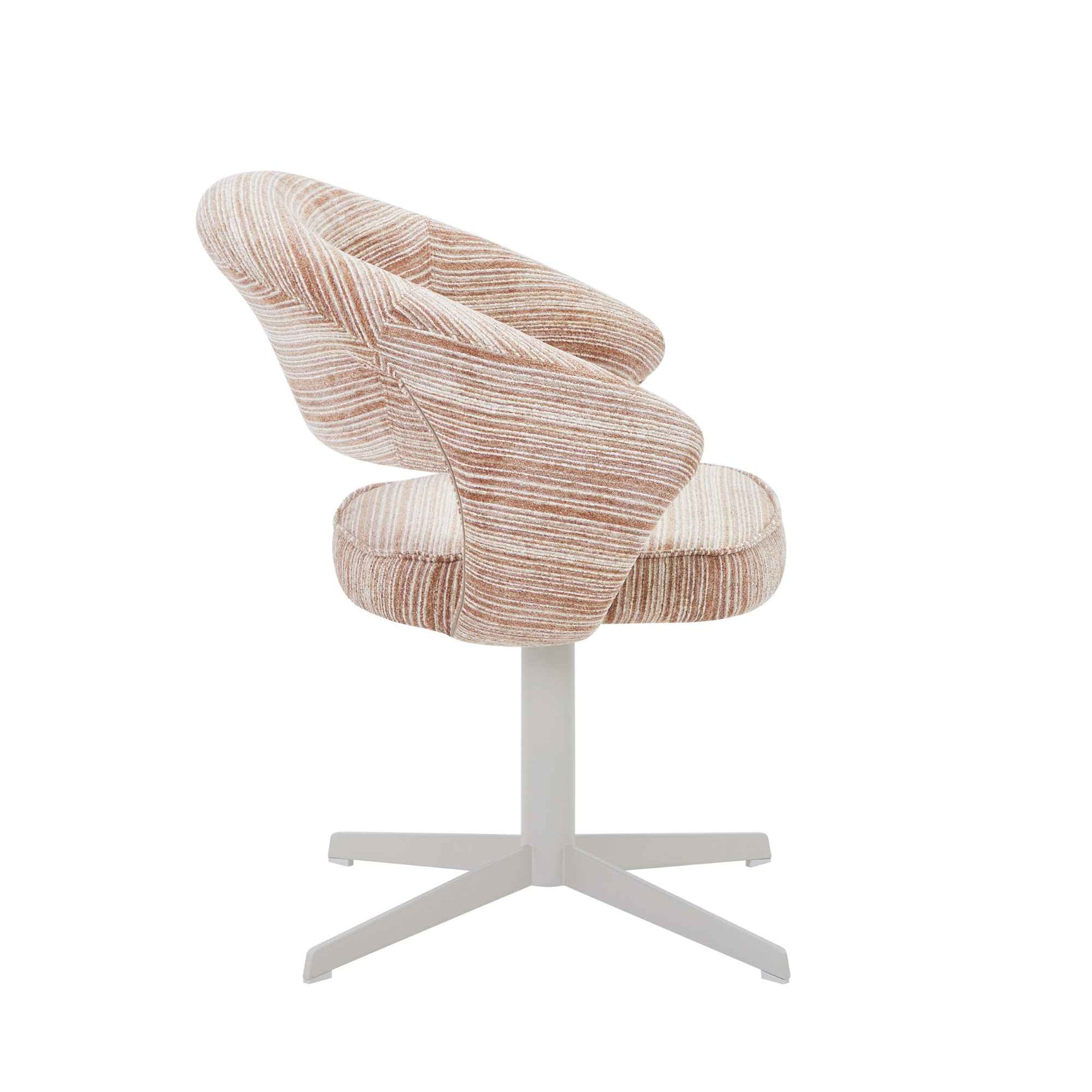 Draaibare eetkamerstoel Jade Taupe