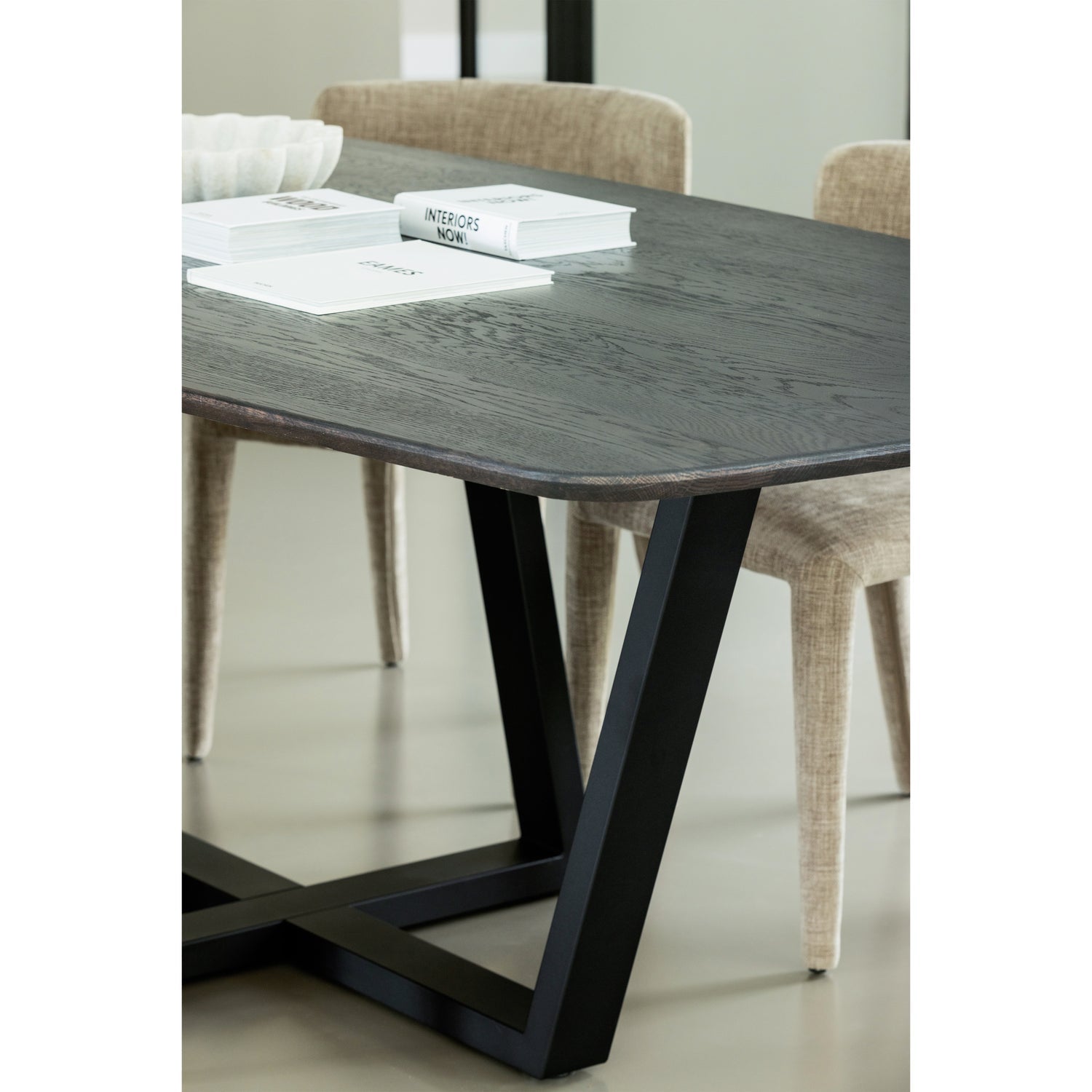 TABLO EETTAFEL DEENS OVAAL DL 220x100CM MYSTIC BROWN [fsc]
