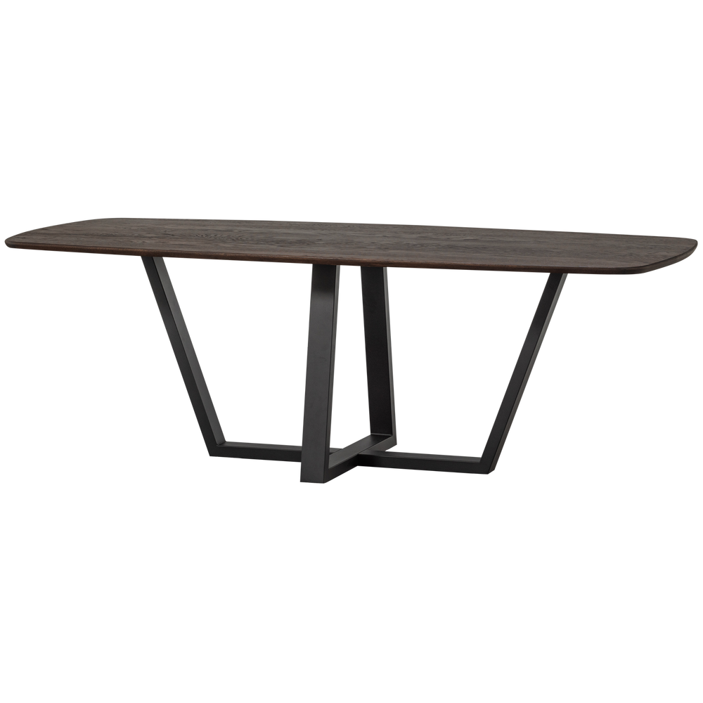 TABLO EETTAFEL DEENS OVAAL DL 220x100CM MYSTIC BROWN [fsc]