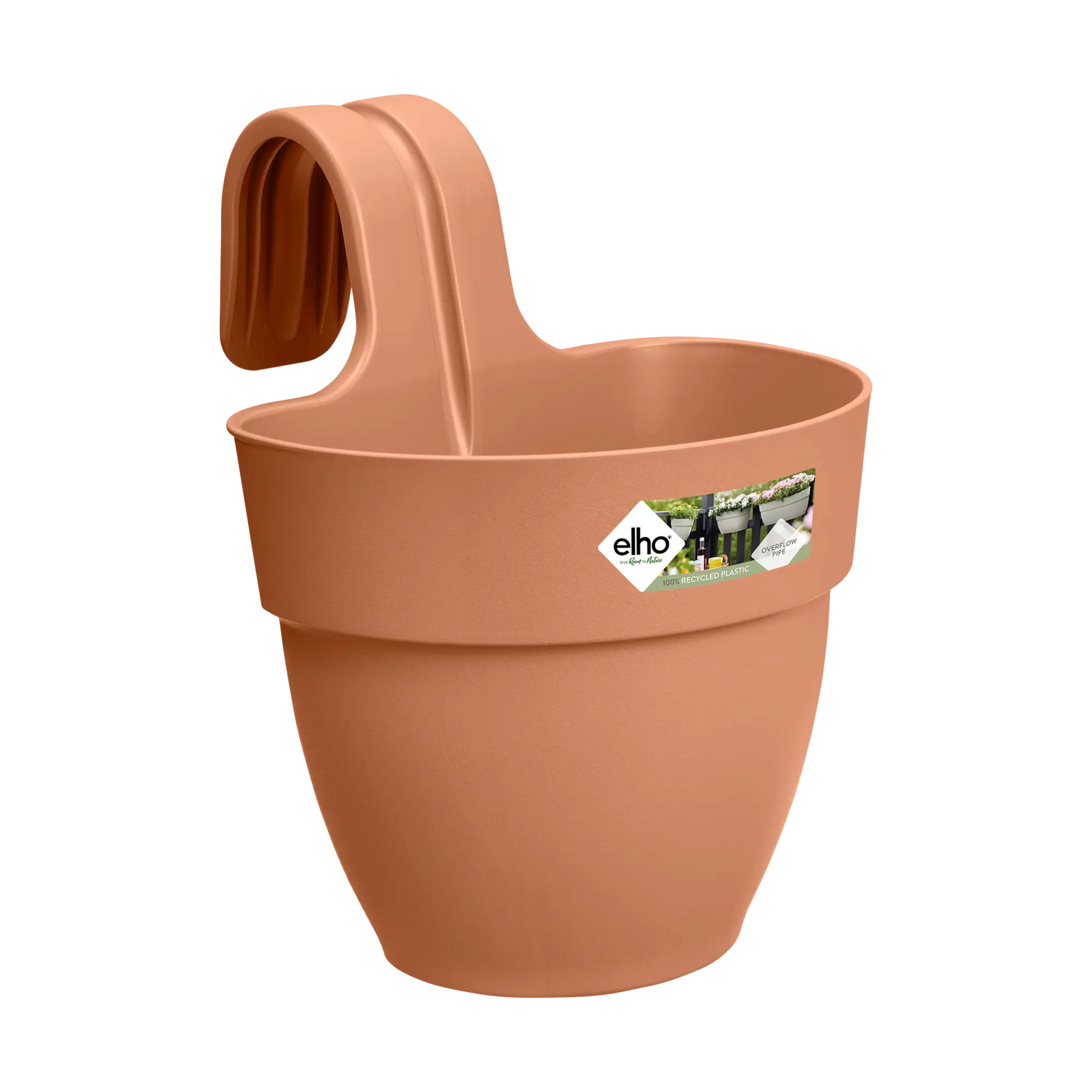 Elho terra hangende plantenbak met open draagbeugel