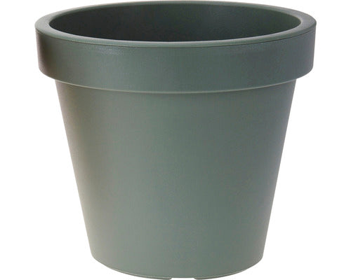 Groene kunststof bloempot, ronde vorm, 60 cm
