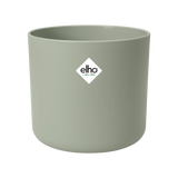 Elho b.for soft ronde plantenpot, steengroen, gladde buitenkant
