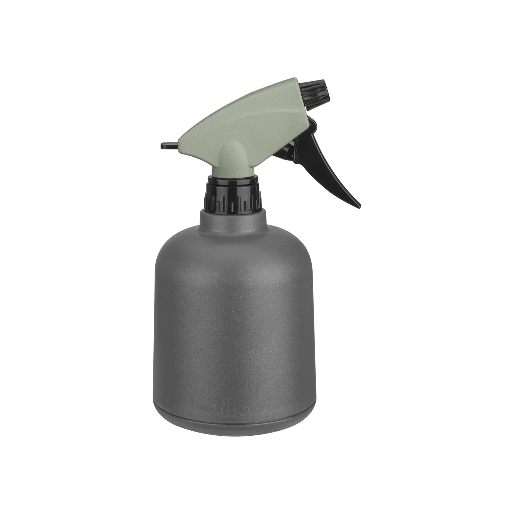 Grijze verstuiverfles met verstelbare sproeikop en hendel, 0,6 liter