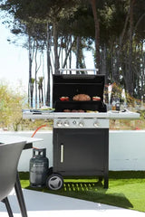 Barbecook - Spring 3212 gasbarbecue met zijbrander 133x57x115cm