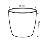 Elho - brussels round 20cm white