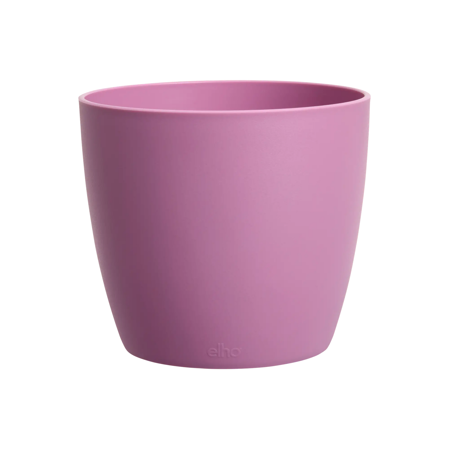 Ronde elho plantenpot mini vivid violet, zicht op bovenrand en zijkant