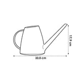 Elho brussels gieter schets met afmetingen 33,0 cm en 17,3 cm