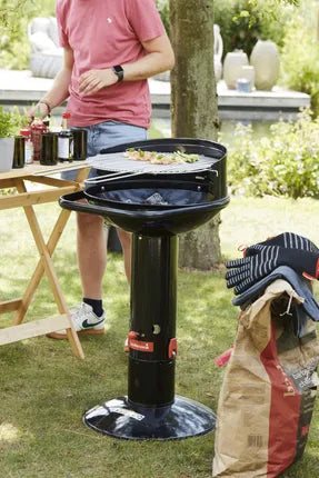 Barbecook - Loewy 45 houtskoolbarbecue uit email zwart Ø 43cm H 97cm