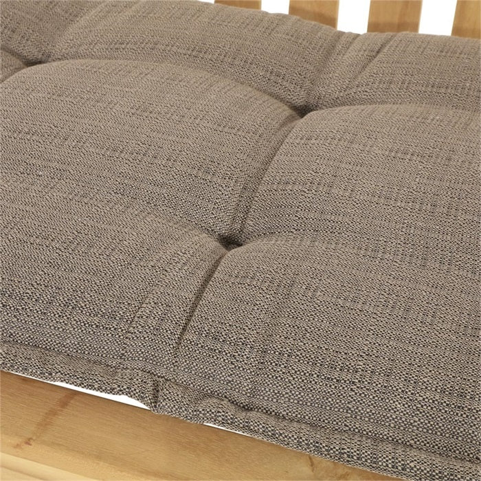 Bankkussen taupe 150cm, 6cm dik