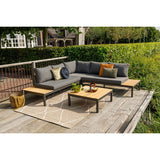 Exotan - La vida loungeset teak - antraciet