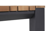 Taste 4SO - Ridge eettafel antraciet 22 x95 teak