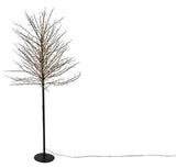 Kerstboom Fausto LED 180cm zwart