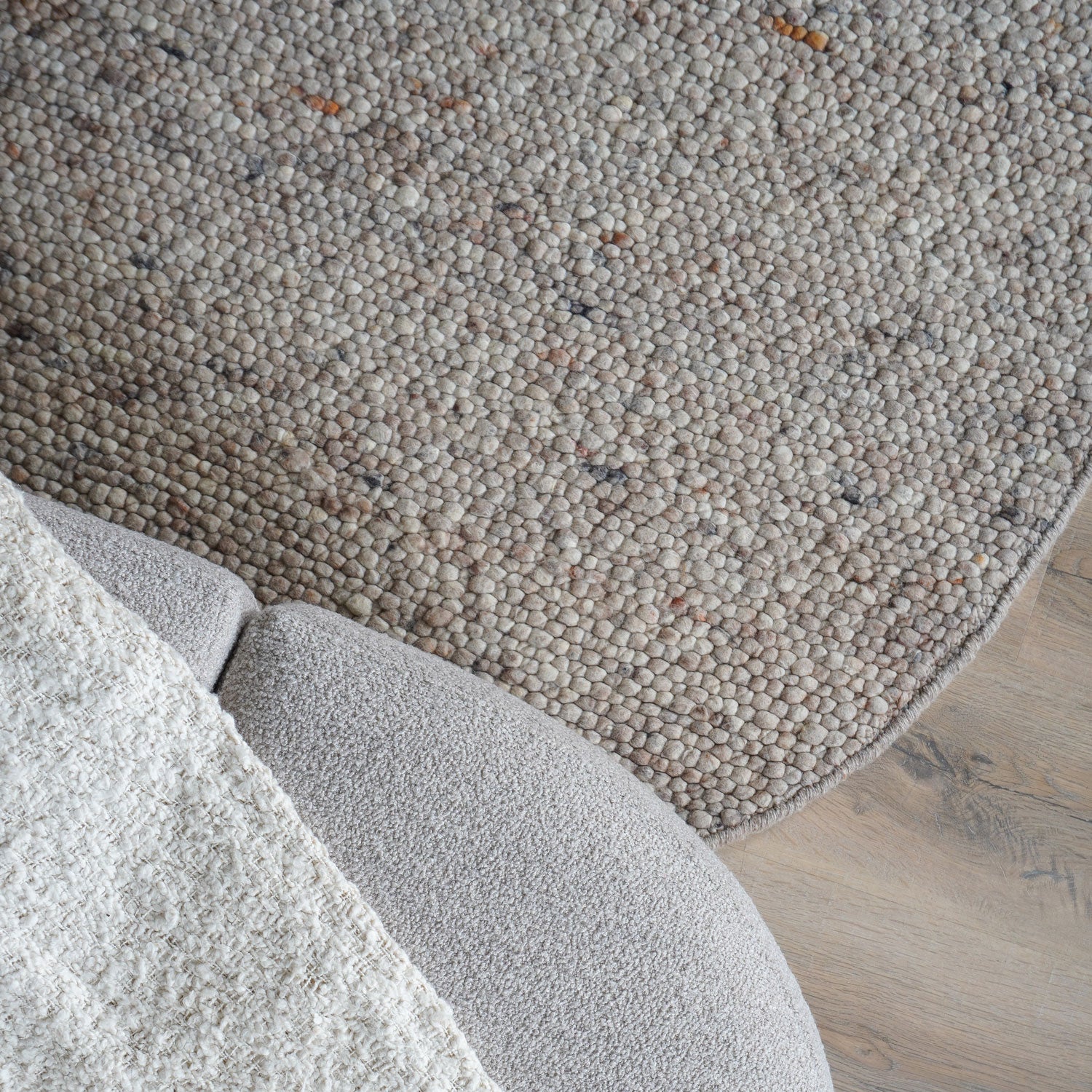 Vloerkleed Stone Donker Beige 417 - Organisch 160 x 230 cm