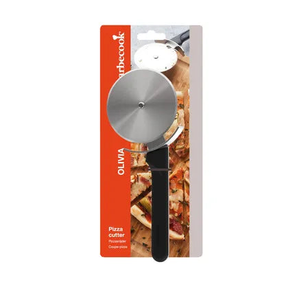 Barbecook - Olivia pizza snijder uit rvs zwart 22.5cm