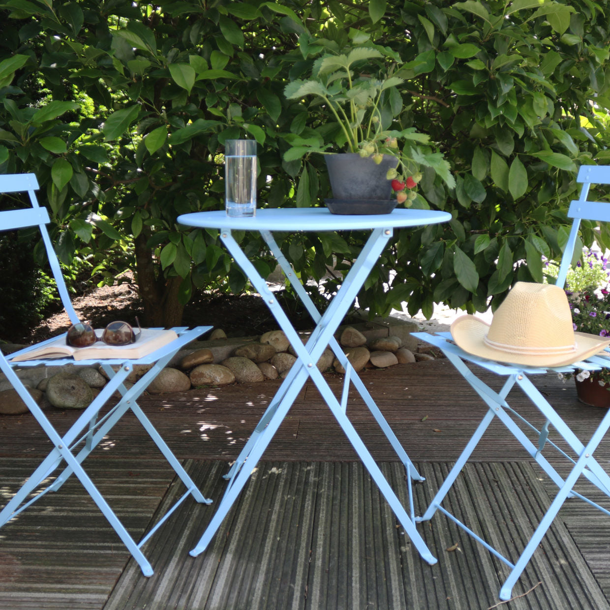 50 tinten blauw bistroset - Esschert design