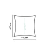 Platinum - Shade sail square 400x400