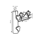 Platinum - Horizontal round railing, Ø38mm