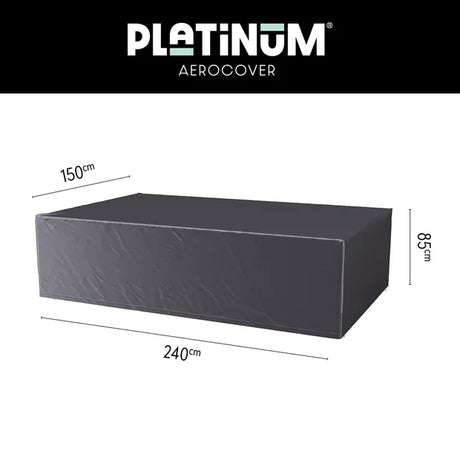 Tuinsethoes voor tuinset, grijs, 240x150xH85, rechthoekige vorm