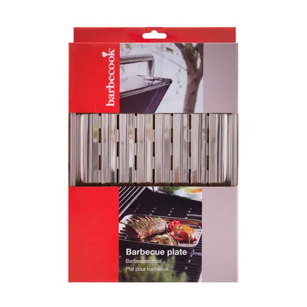 Barbecook - herbruikbare grillpan uit rvs 34.5x24cm