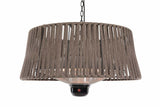 Heater Artix Corda Bright hangend bruin 1800W Terrasverwarmer - Sunred