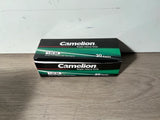 Camelion AA-batterijpacks in zwart-groene kartonnen dozen